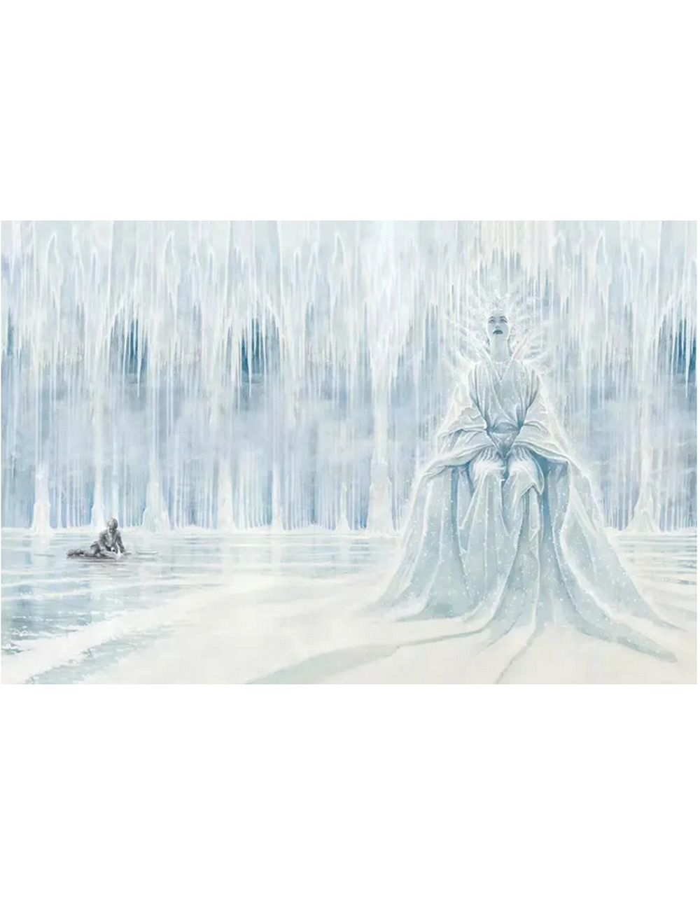 Рисунок Снежная Королева Ганс христиан Андерсен легко