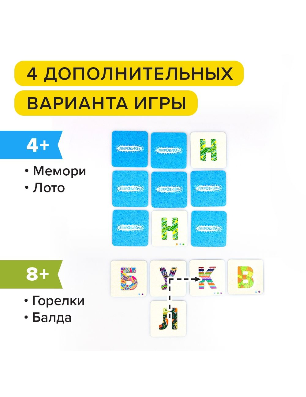 Настольная игра. Зверобуквы. Банда умников. 4+ - Arbat.gr